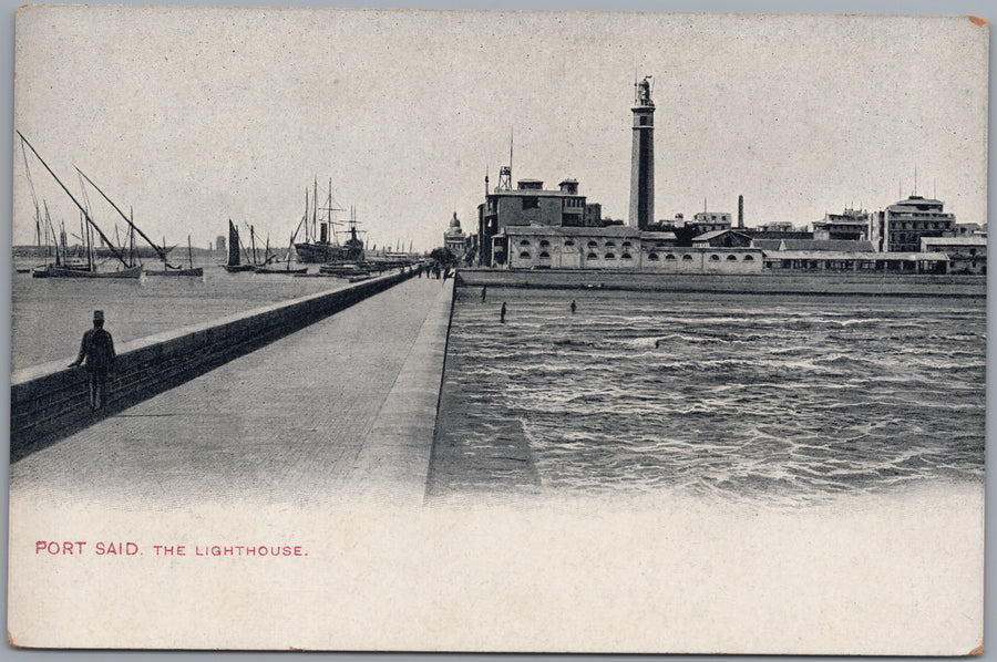 Port Said — Jetty Walkway towards the Lighthouse