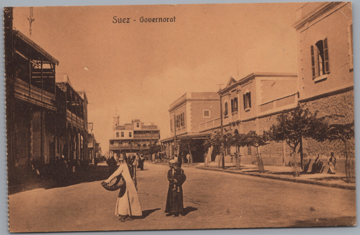PC02135 front — Governorate Street in Sepia