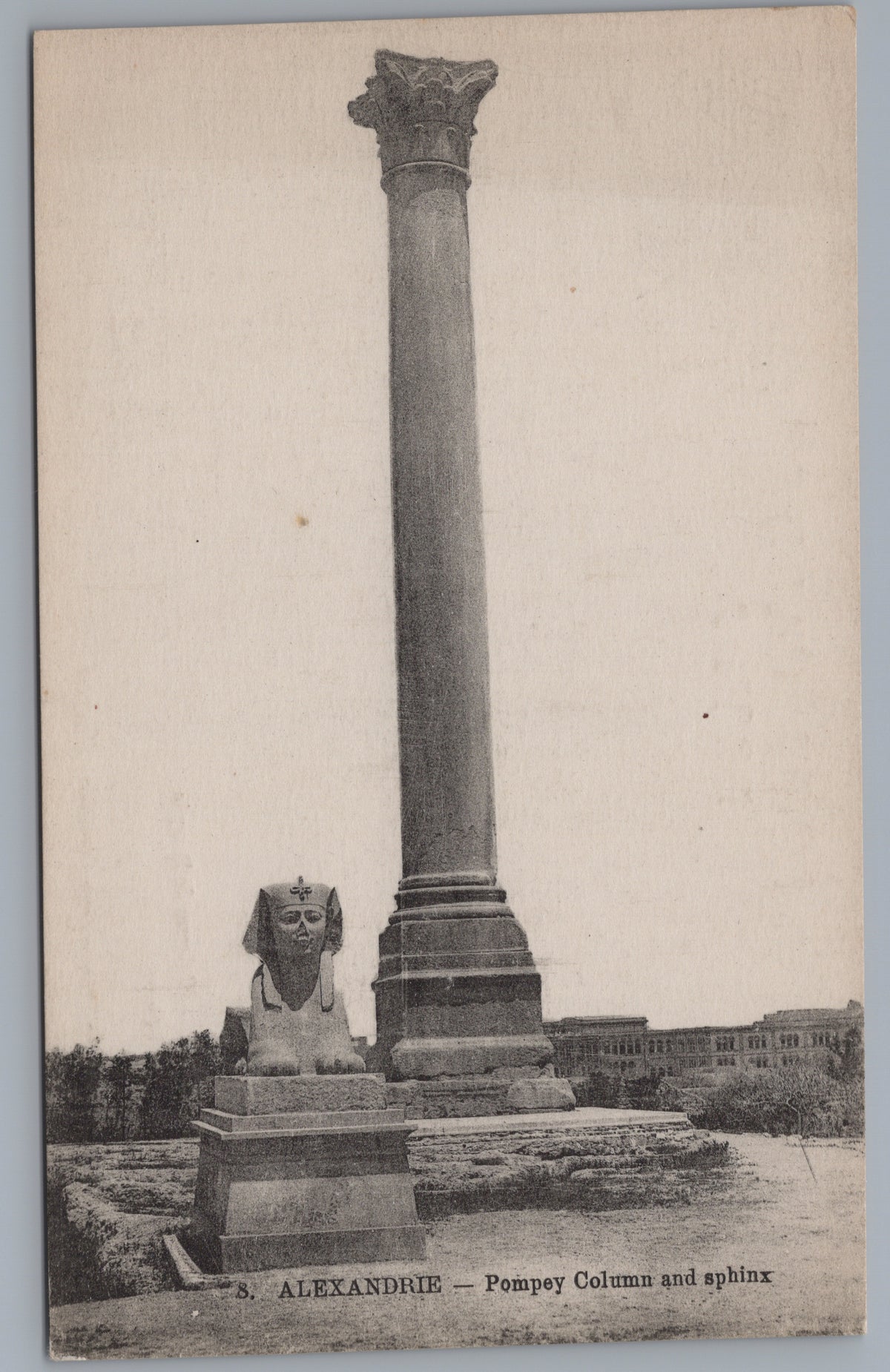 PC02186 front — Pompey’s Column and Sphinx