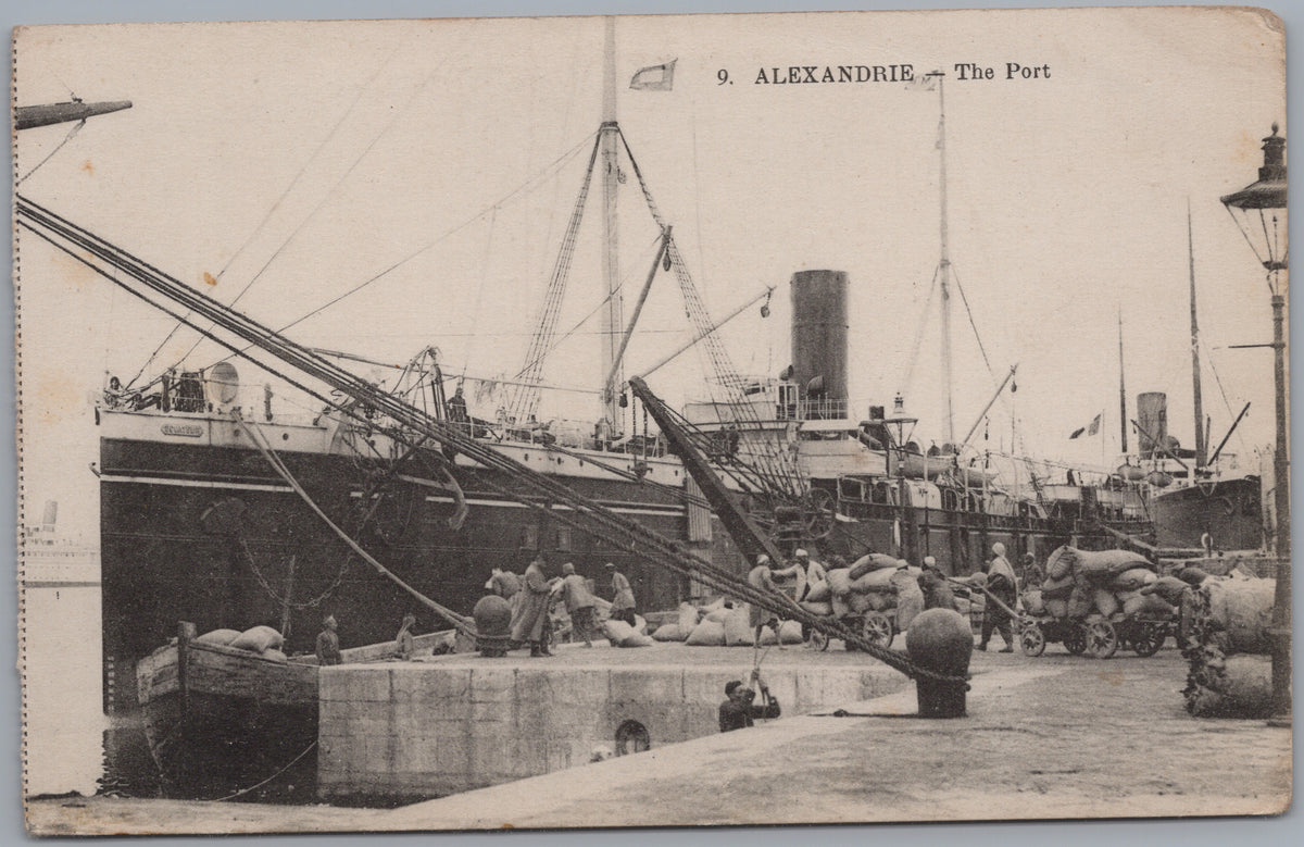 PC02192 front — Steamship Loading at the Port
