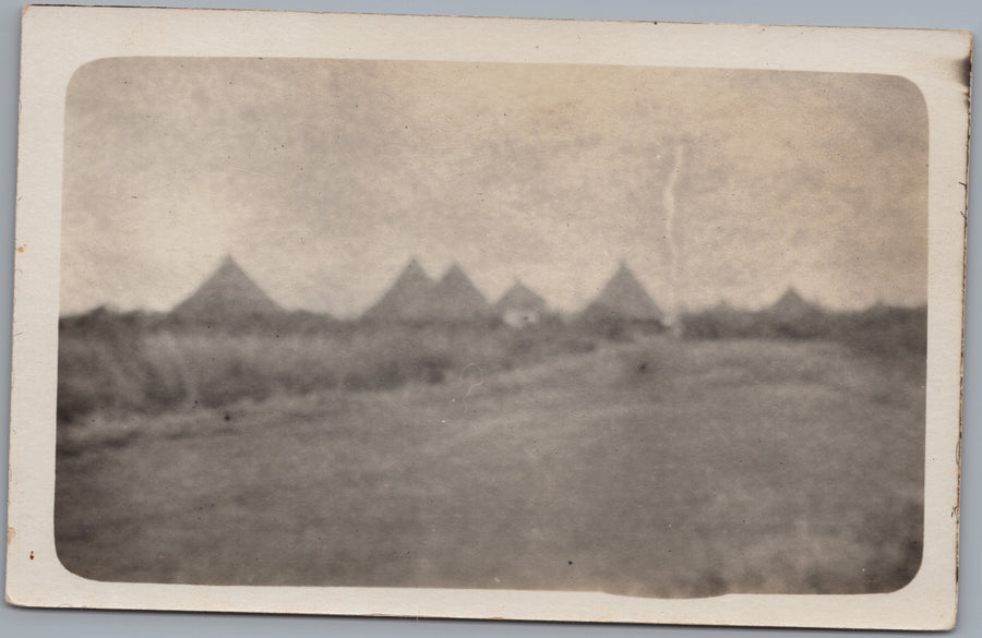 Unidentified Site — Distant Pyramids beyond Open Ground