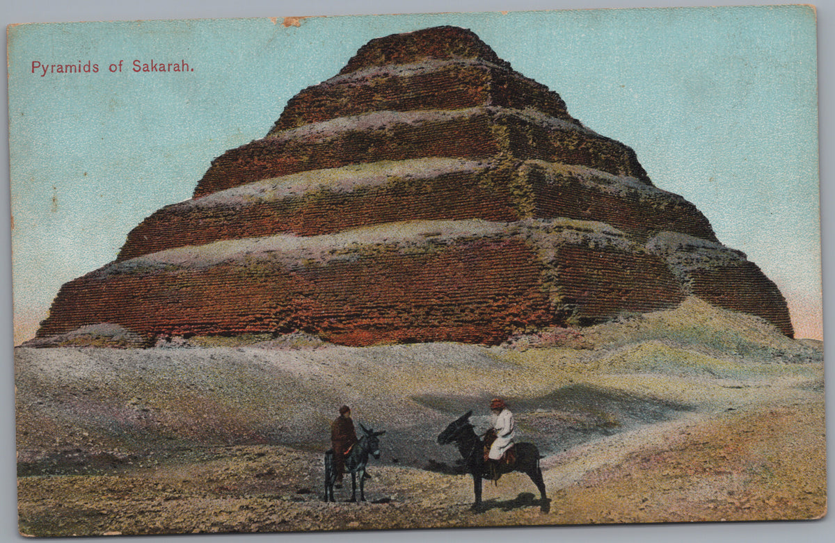 PC02257 front — Step Pyramid and Mounted Figures