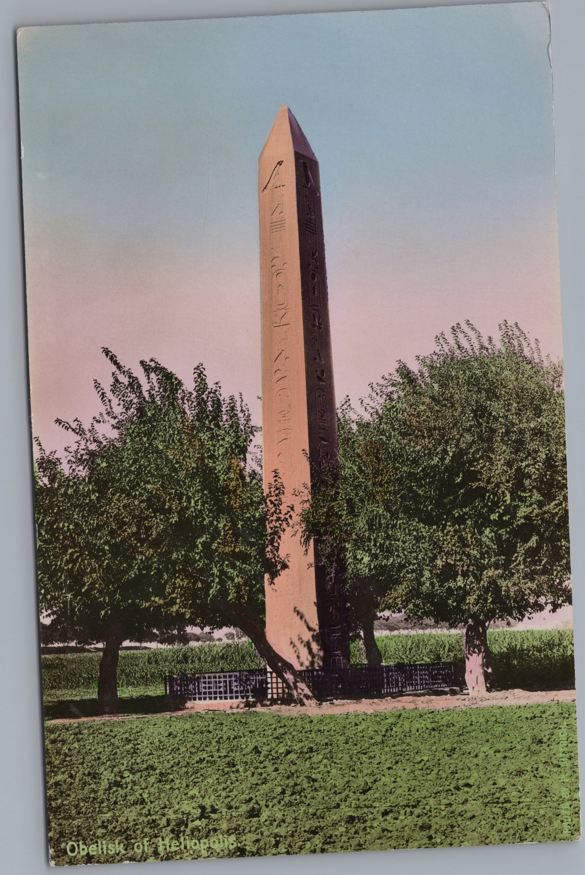 PC02265 front — Obelisk among Trees