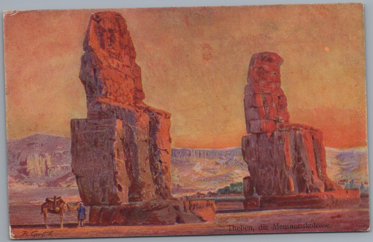 PC02275 front — Painted Colossi of Memnon