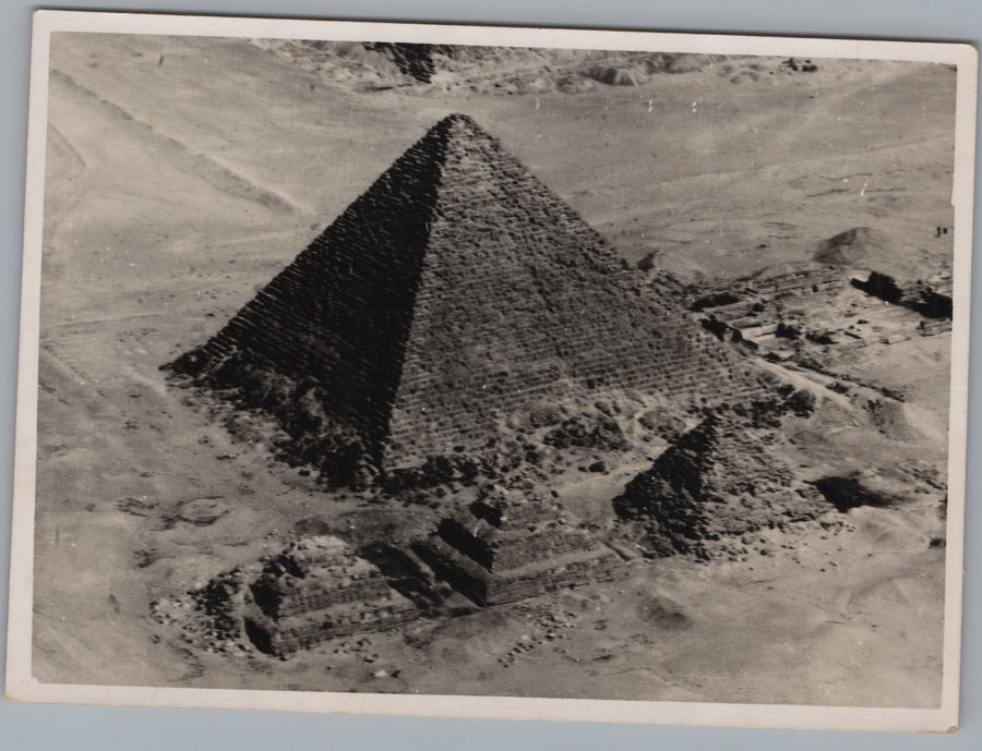 Giza — Pyramid and Satellite Ruins from Above