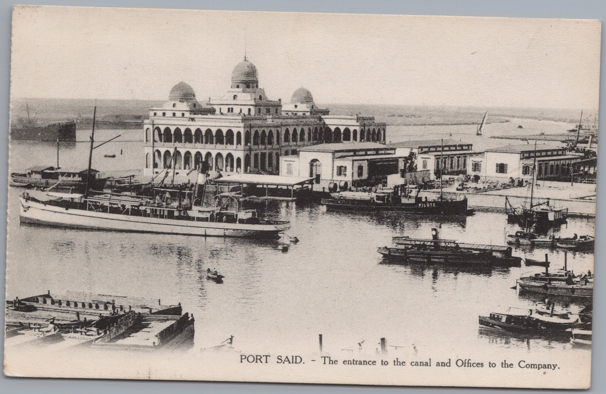 PC02311 front — Canal Entrance and Company Offices