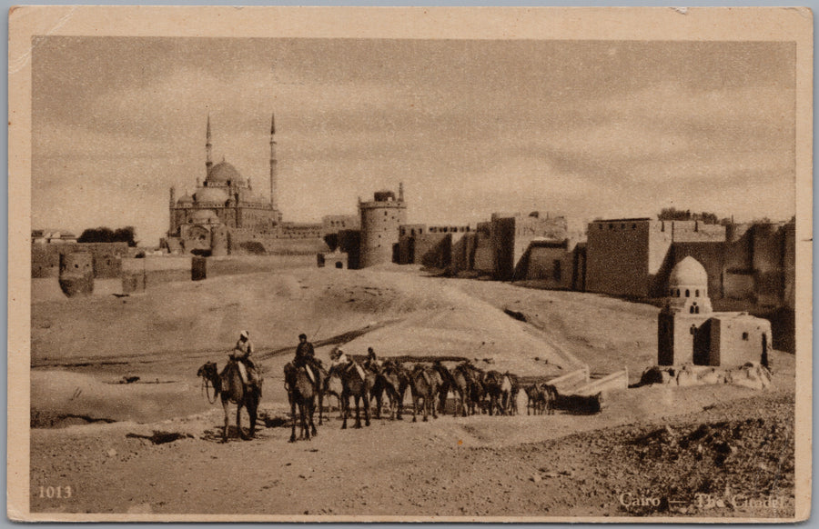 Cairo — Camel Caravan before the Citadel