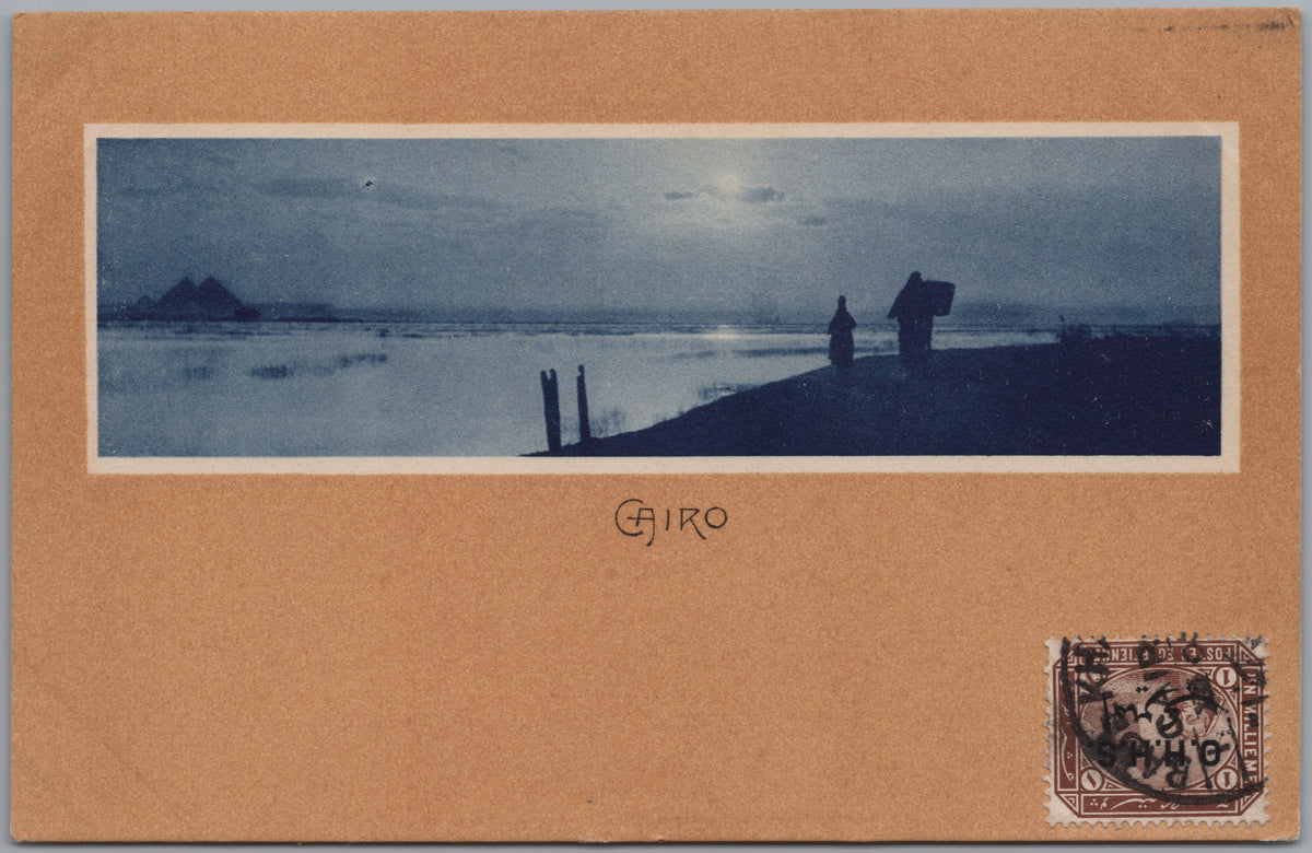 PC02347 front — Blue-Toned River Scene at Night