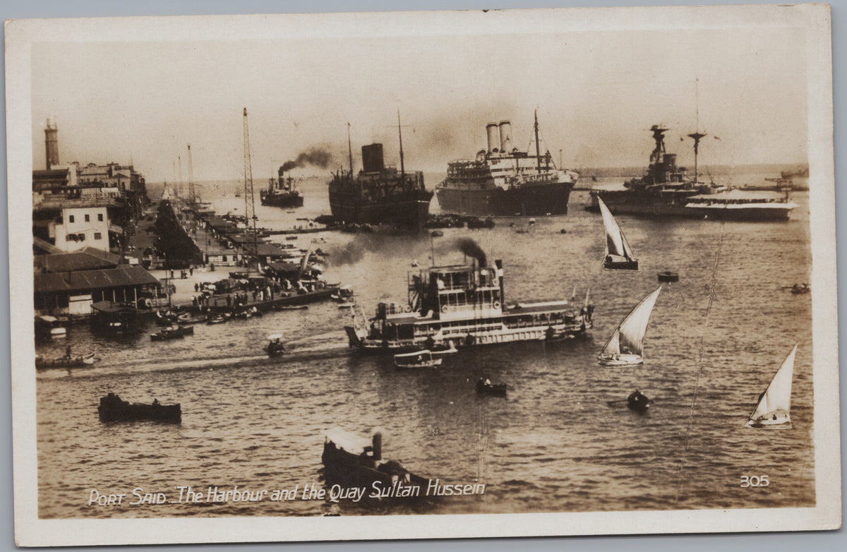 PC02381 front — Harbour and Sultan Hussein Quay