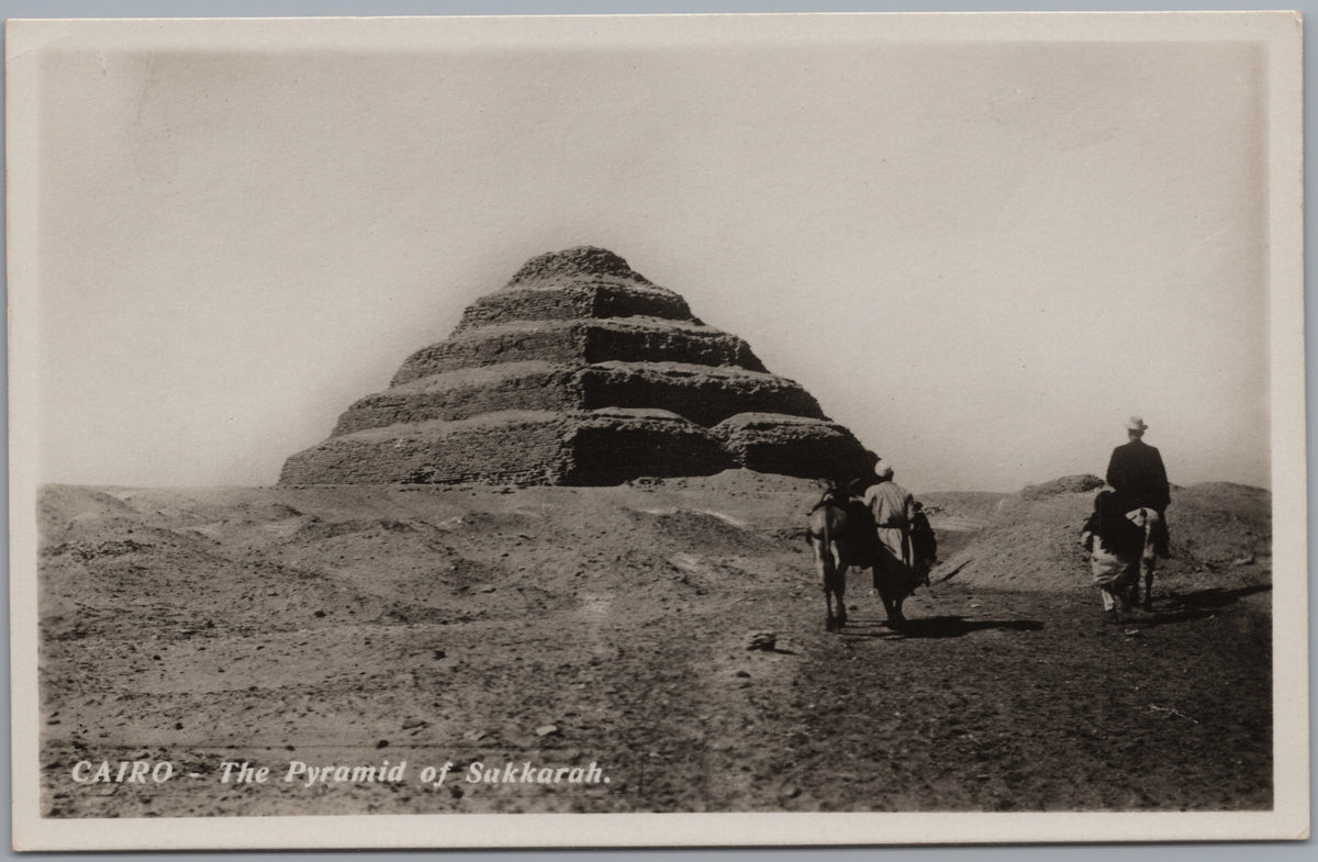PC02389 front — Step Pyramid and Two Riders