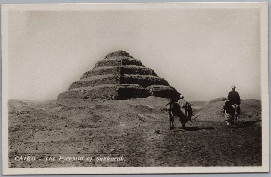 Saqqara — Step Pyramid and Two Riders