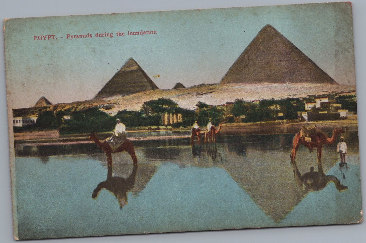 PC02411 front — Pyramids during Inundation