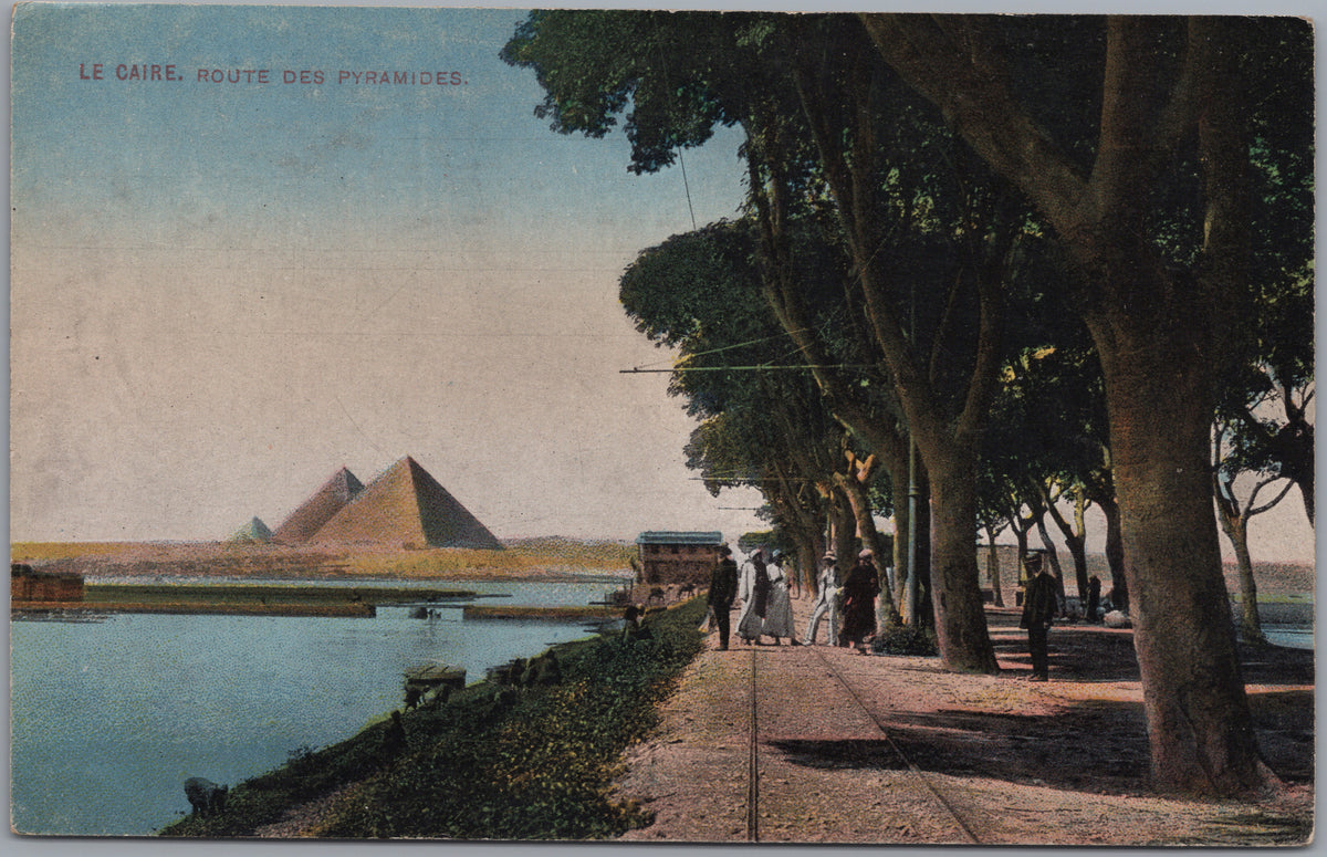 PC02414 front — Tree-Lined Tramway to the Pyramids