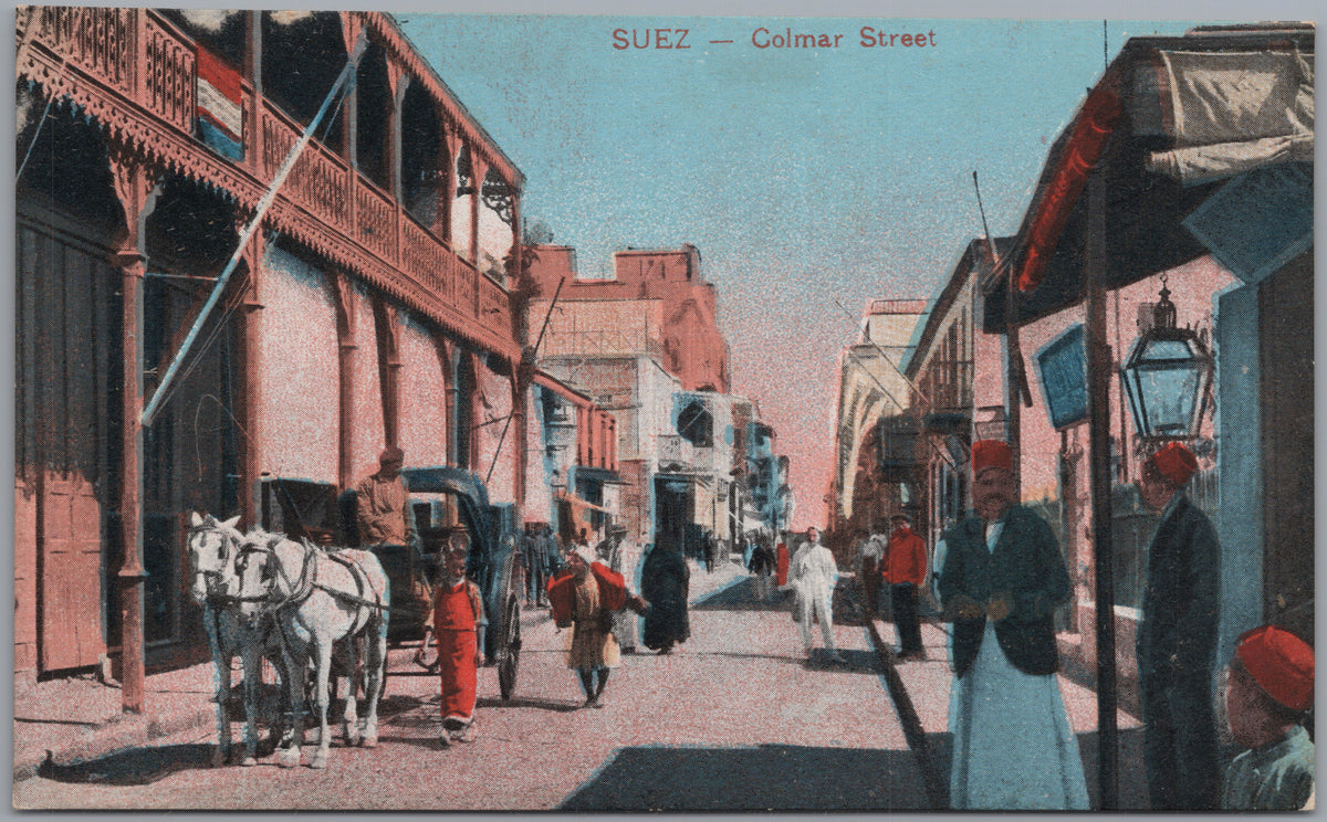 PC02429 front — Colmar Street with Carriages