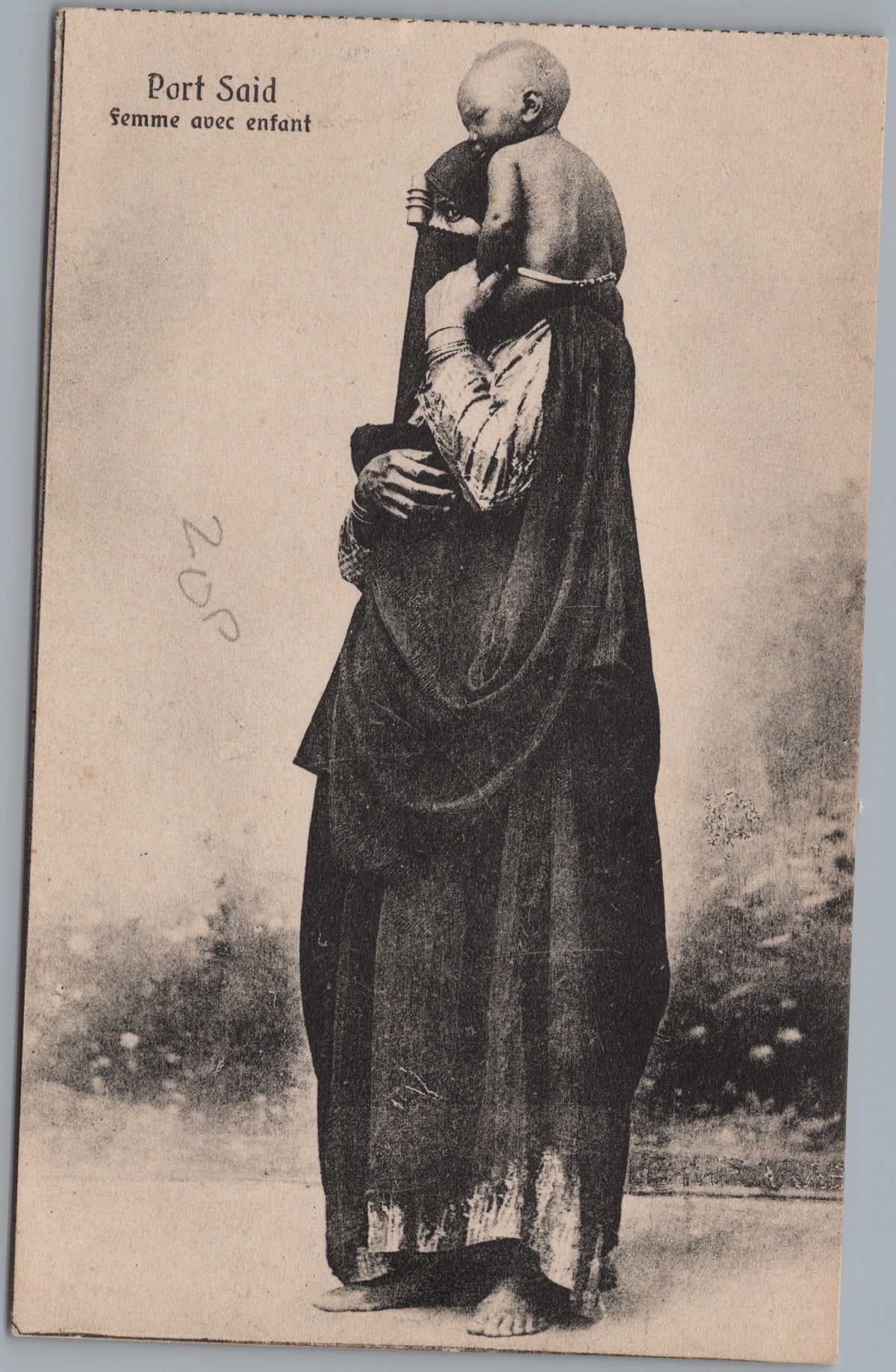 PC02435 front — Woman Carrying a Child