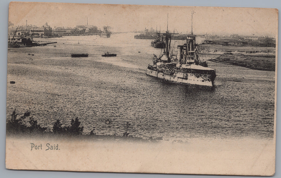 Port Said — Ship in the Harbour