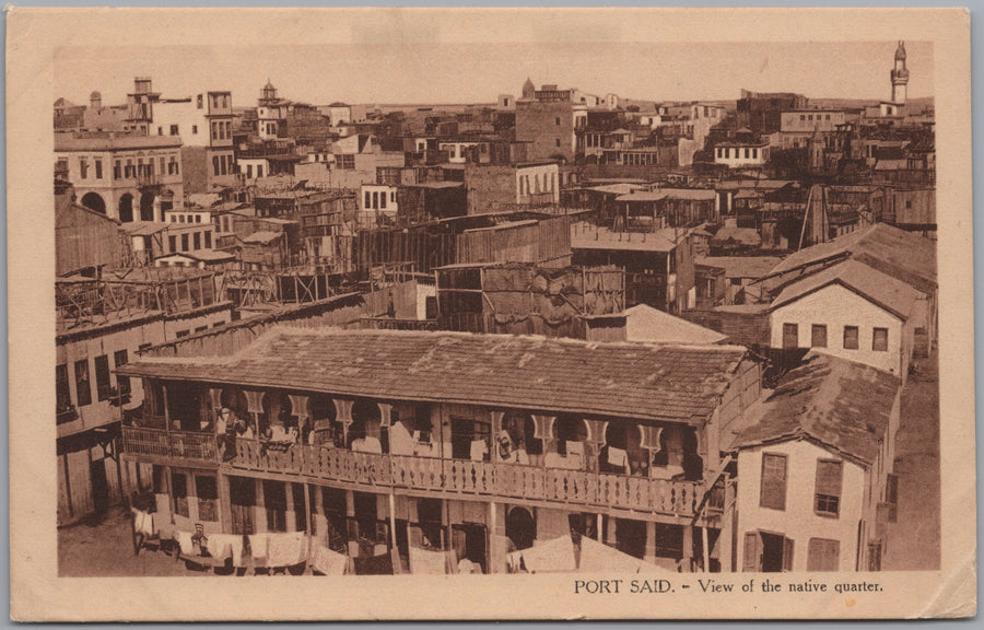 Port Said — Rooftops of the Arab Quarter