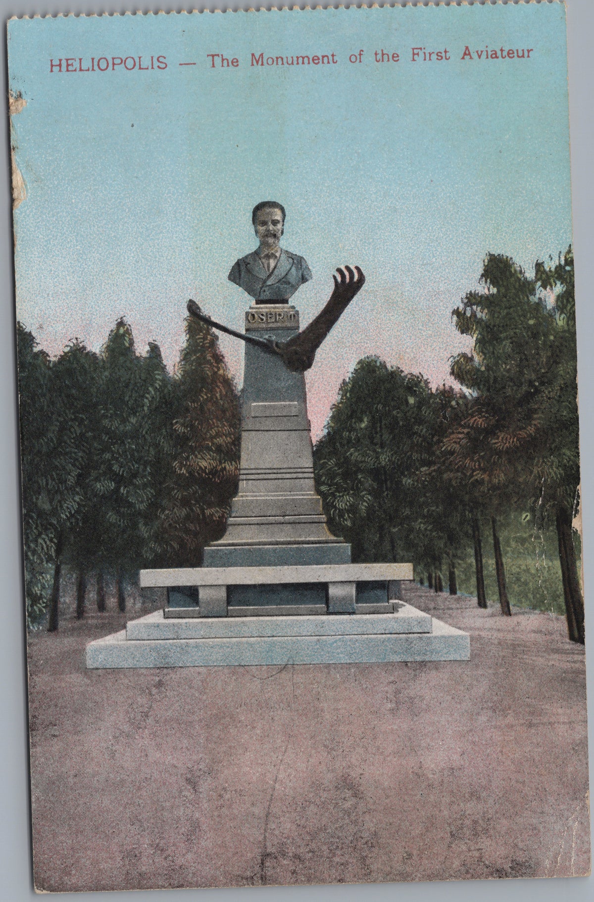 PC02453 front — Monument to an Aviator