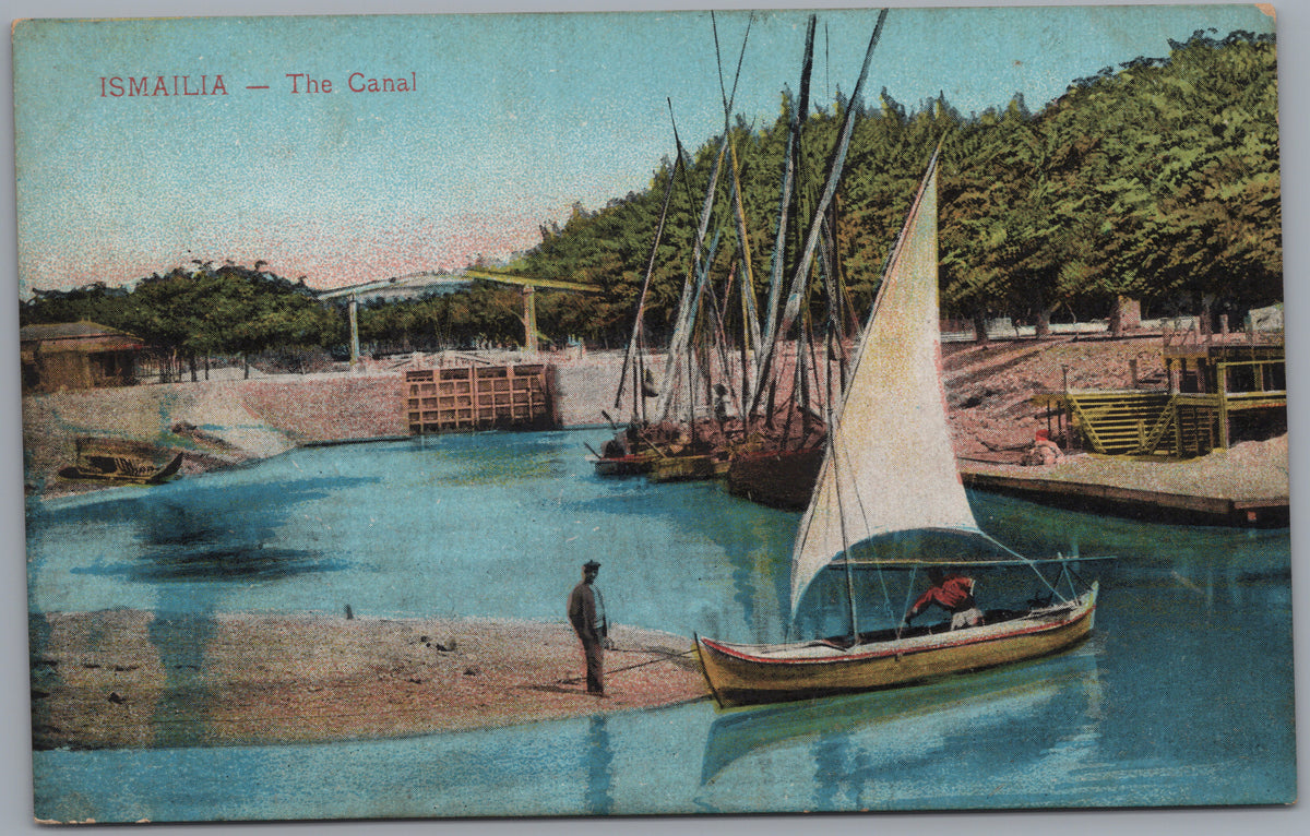 PC02463 front — Sailboats in the Canal