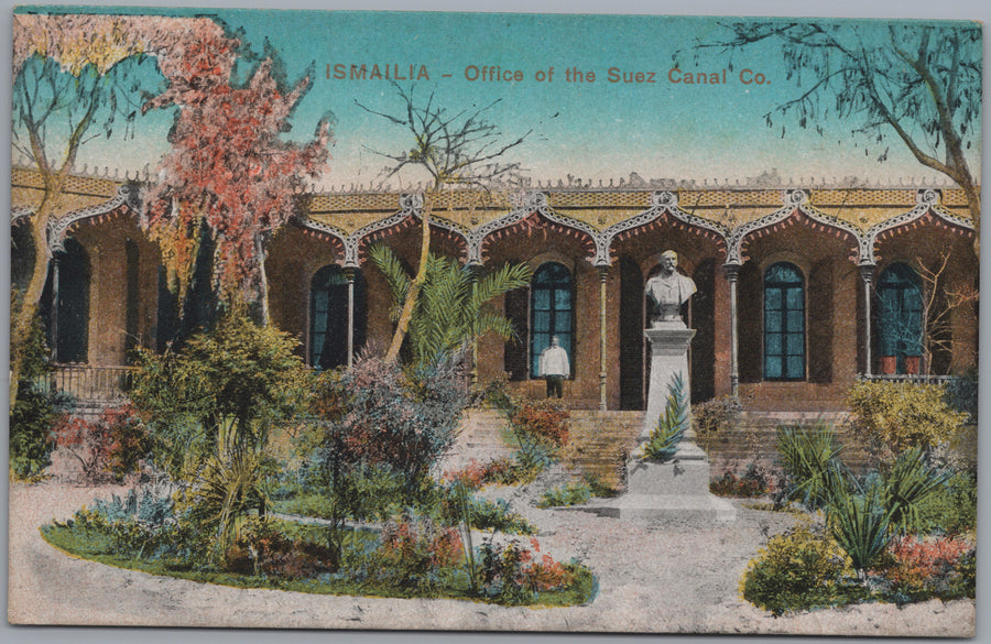 Ismailia — Canal Company Office with Ornate Veranda