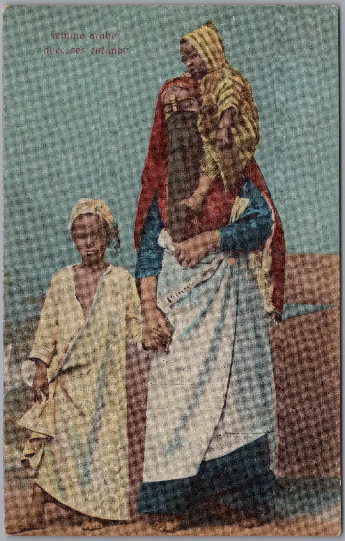 PC02474 front — Woman with Two Children